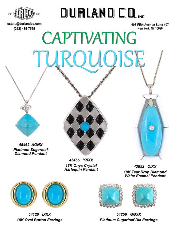 Turquoise Pendants & Earrings