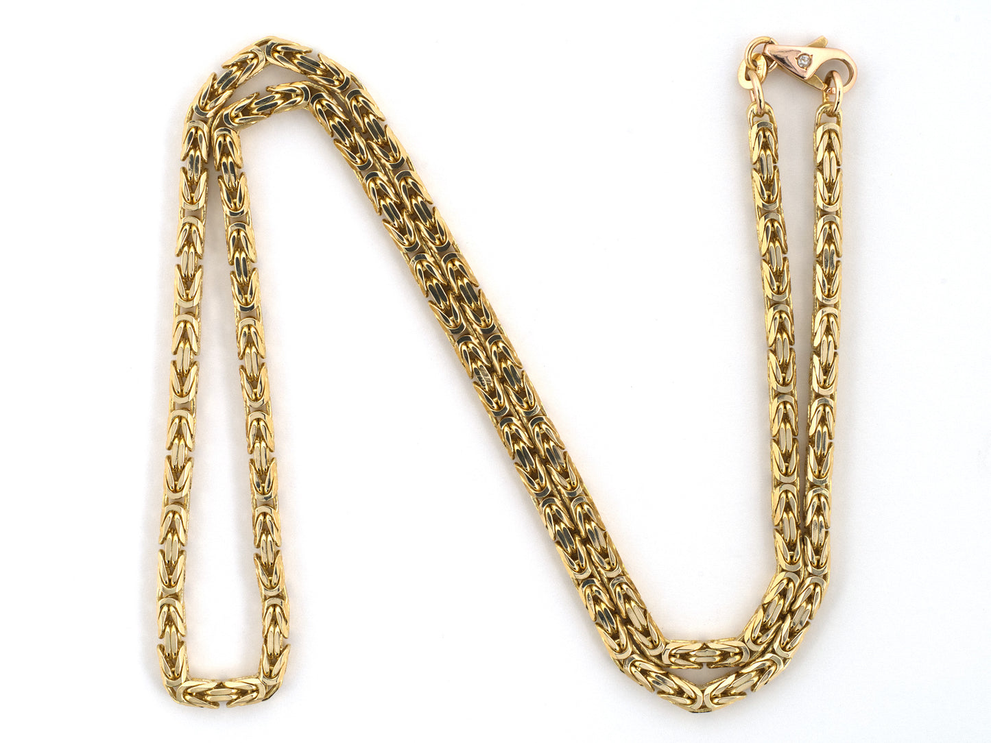 45692 - Gold Box Link Chain Necklace