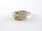 902170 - Platinum Gold GIA Diamond Ring
