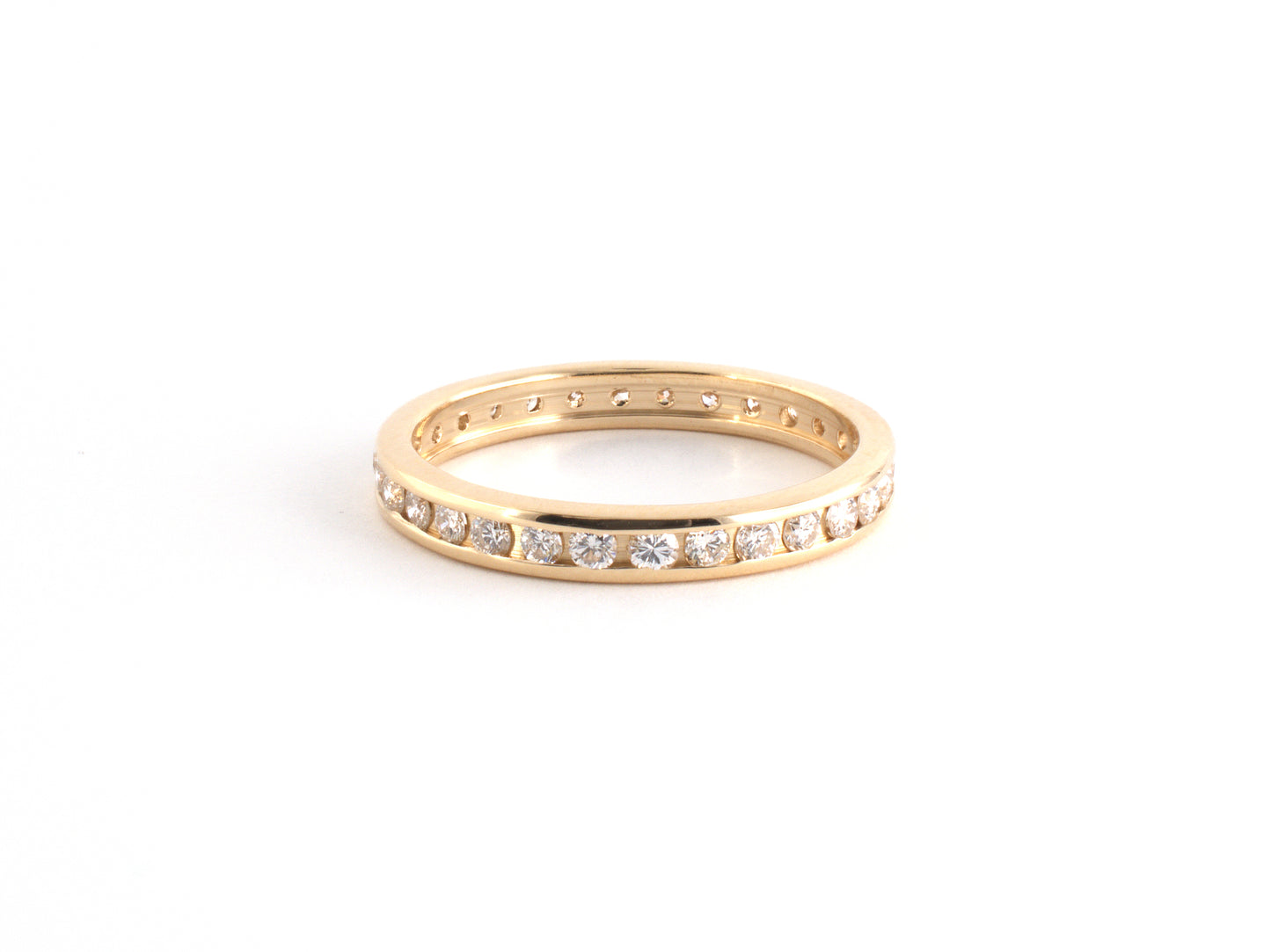 902298 - Gold Diamond Channel Set Eternity Ring