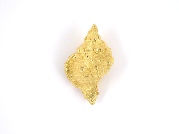 23985 - SOLD - Circa 1960s Tiffany Gold Sea Shell Pin