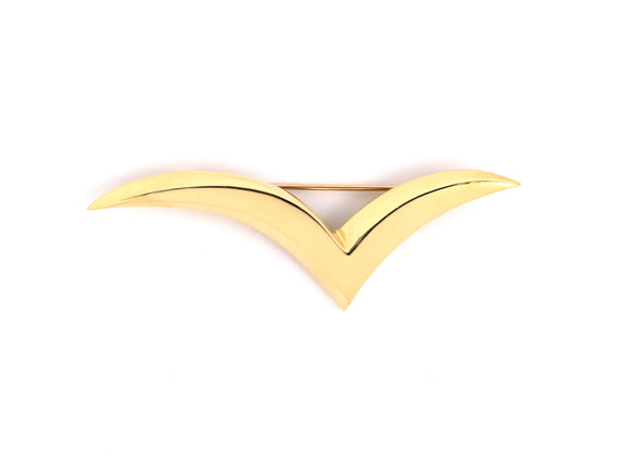 24080 - Tiffany Gold Wing Pin
