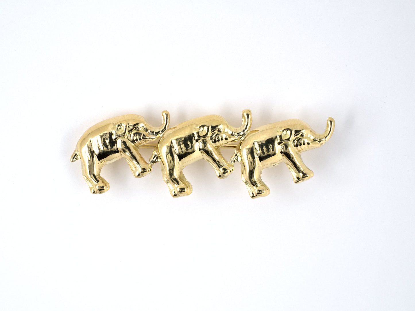 24166 - SOLD - Italy Gold Elephant Pin