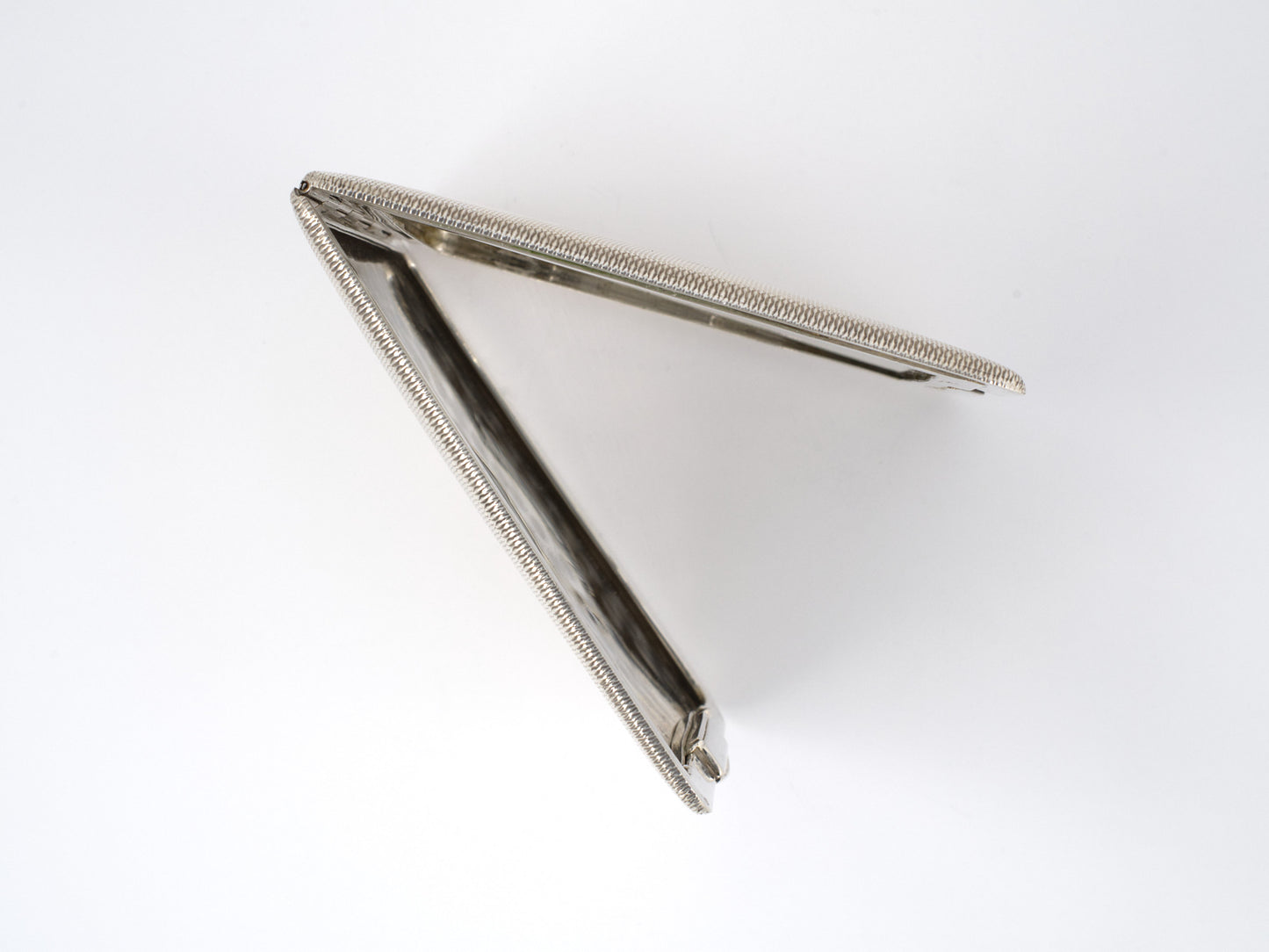 30240 - Art Deco Sterling Silver Mirror Compact