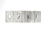 31345 - SOLD - Art Deco Tiffany Sterling Silver 4 Frame Hinged Photo Book
