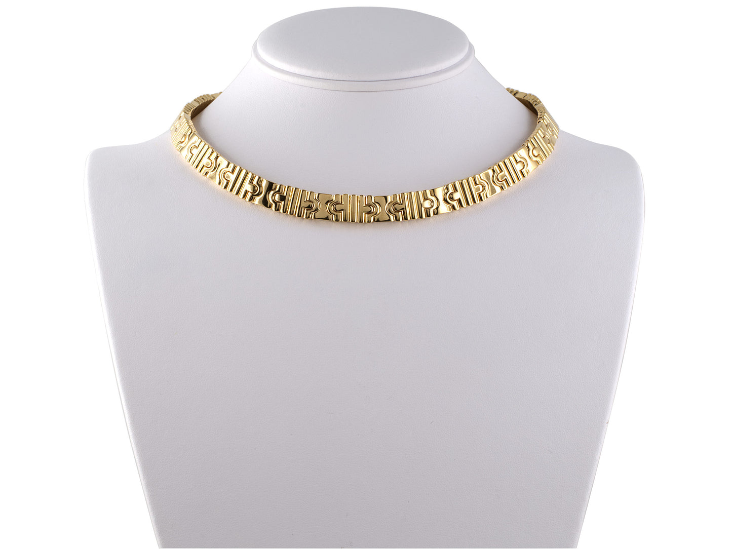 43227 - Circa 1997 Bulgari Parenthesis Gold Necklace