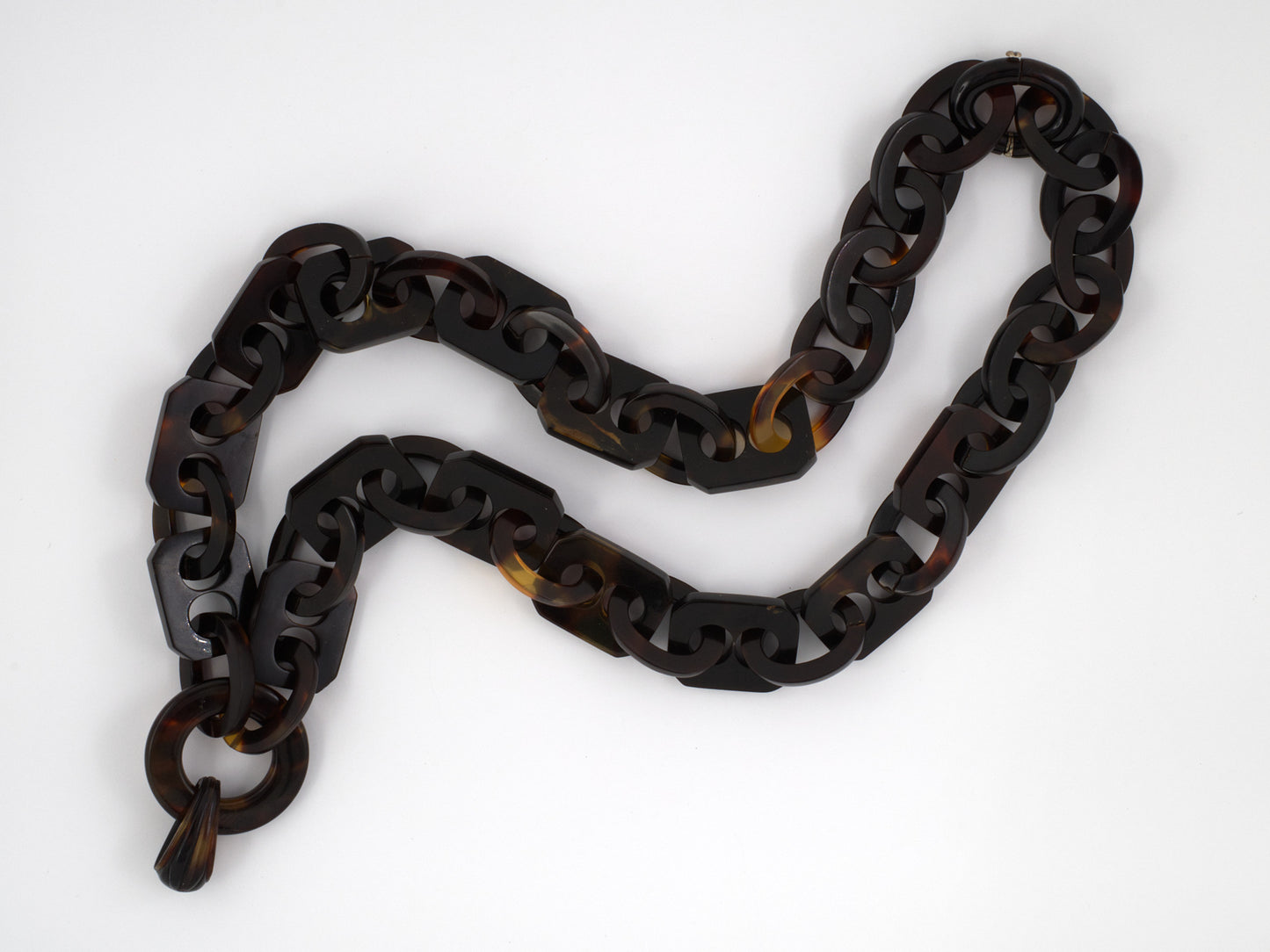 43438 - Tortoise Shell Link Necklace