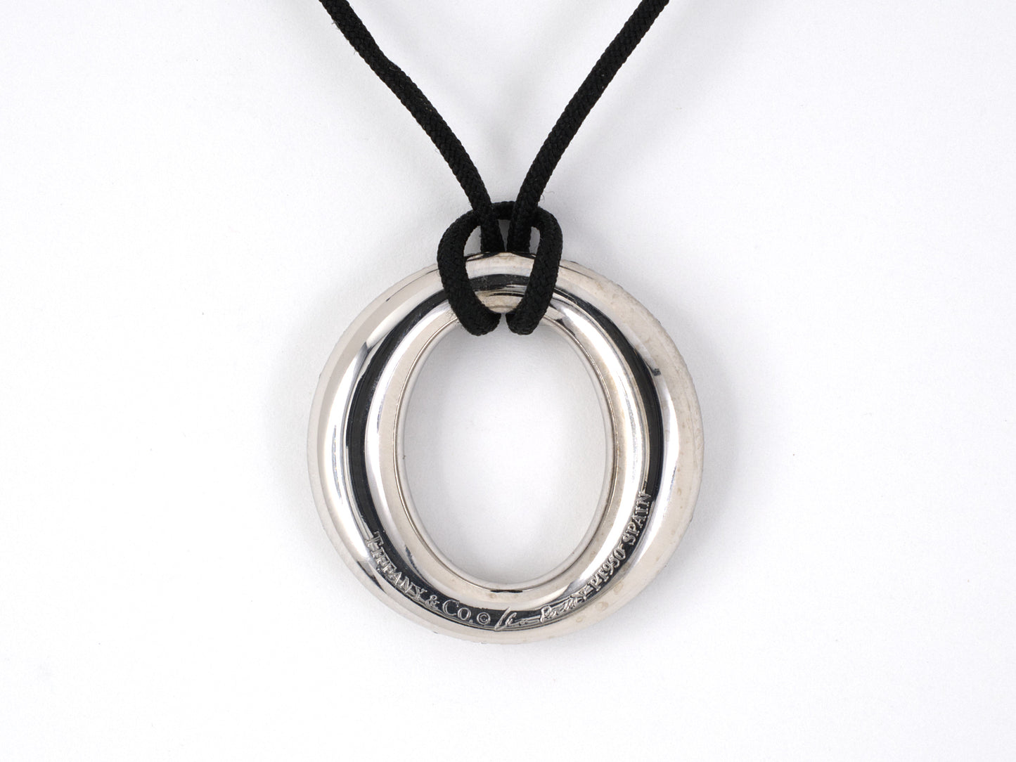 45099 - Tiffany Peretti Sevillana Platinum Diamond Pendant Necklace