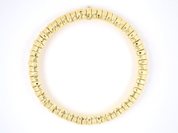 45254 - Dunay Gold Faceted Choker Necklace