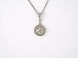 45416 - Platinum Diamond Merry Widow Pendant Necklace