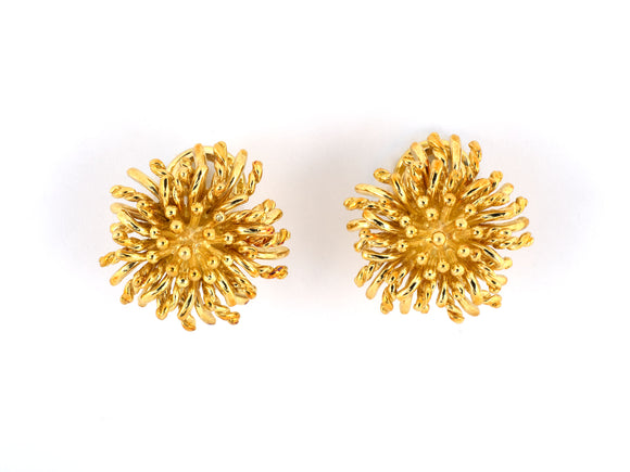53789 - Tiffany Mcteigue Gold Twisted Thistle Earrings
