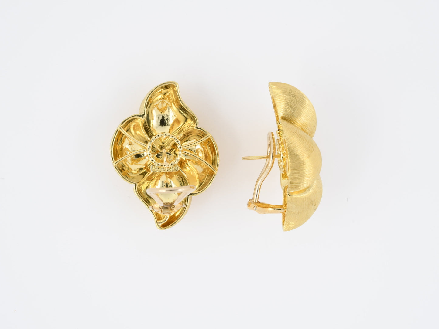 54080 - Dunay Gold Sabi Finish Earrings