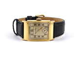 61036 - SOLD - Circa 1940s Bulova Gold Rectangle Watch