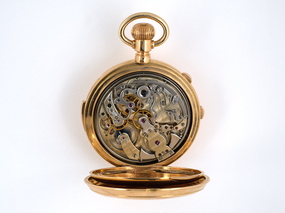 61114 - Circa 1900 Patek Philippe Tiffany Gold Repeater Split