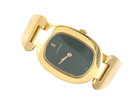 61163 - Corum Gold Hinged Bangle Watch