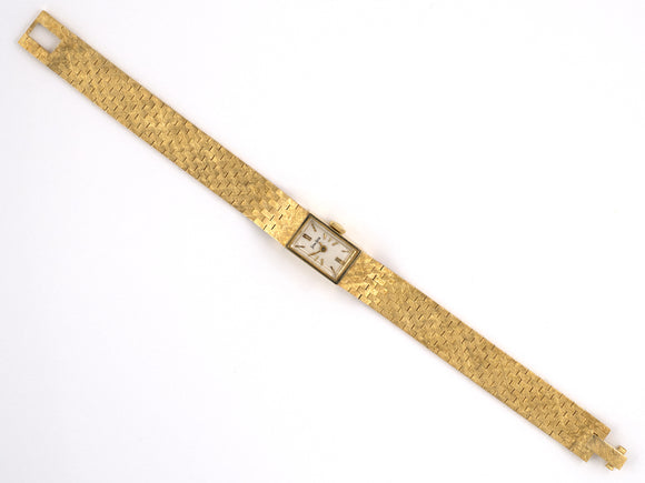 61238 - Circa 1960 Neiman Marcus Concord Gold Rectangle Mesh Watch