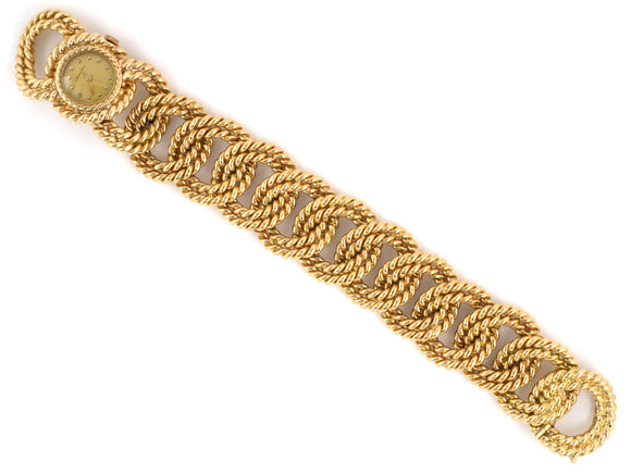 61258 - Circa 1955 Verdura Gold Bracelet Watch