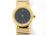 61283 - Circa1994 Bulgari Gold Tubogas Quartz Round Watch