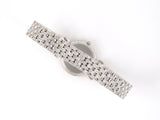 61375 - SOLD - Garavelli Italy Gold Diamond Quartz Movement Panther Style Link Bracelet Watch