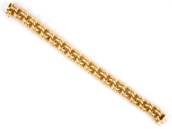 72886 - Tiffany Gold Spiral Link Bracelet