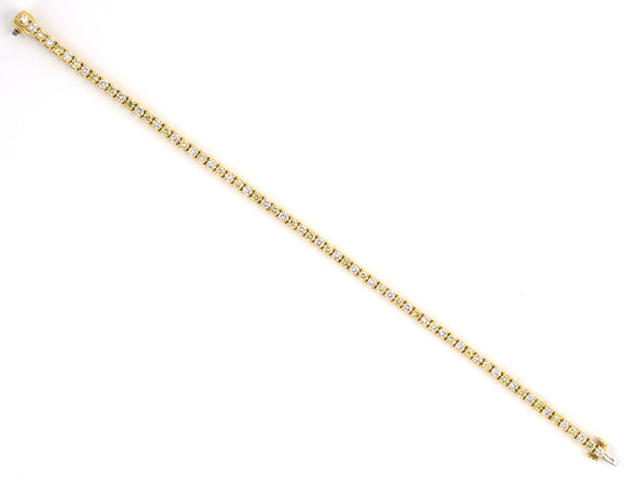 72946 - Kurt Wayne Gold Yellow White Diamond Tennis Bracelet