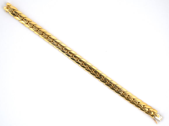 72995 - SOLD - Cartier Gold Curb Link Bracelet