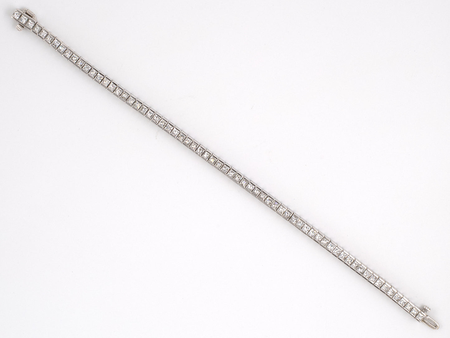 73298 - Gold Diamond Channel Set Bracelet
