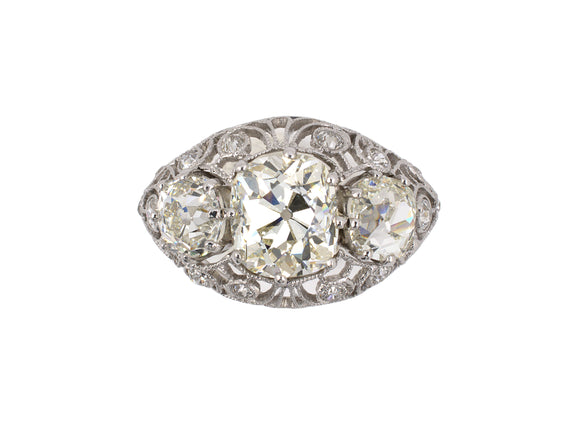 900315 - SOLD - Edwardian Platinum Diamond Ring