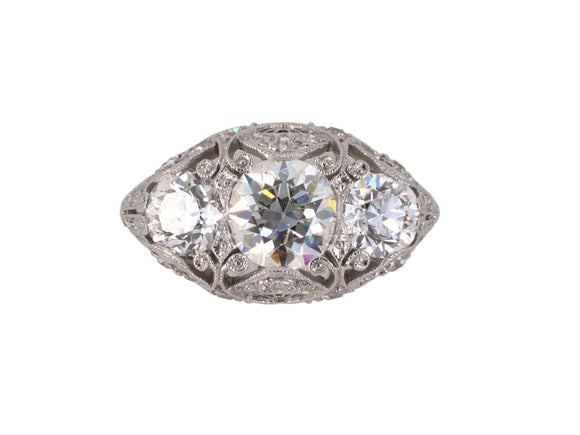 900726 - Edwardian Platinum Diamond Ring