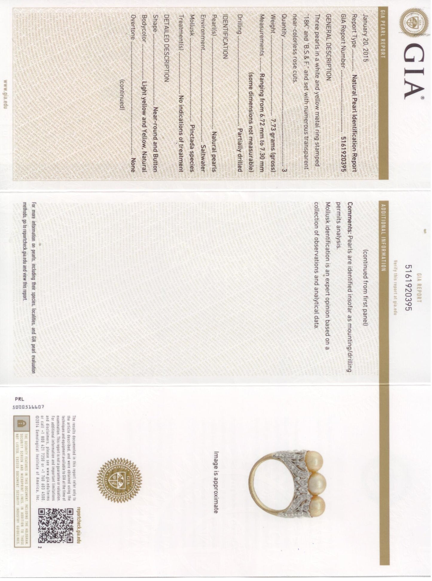 900890 - SOLD - Edwardian Black Starr Frost Platinum Gold Pearl Diamond 3 Stone Ring