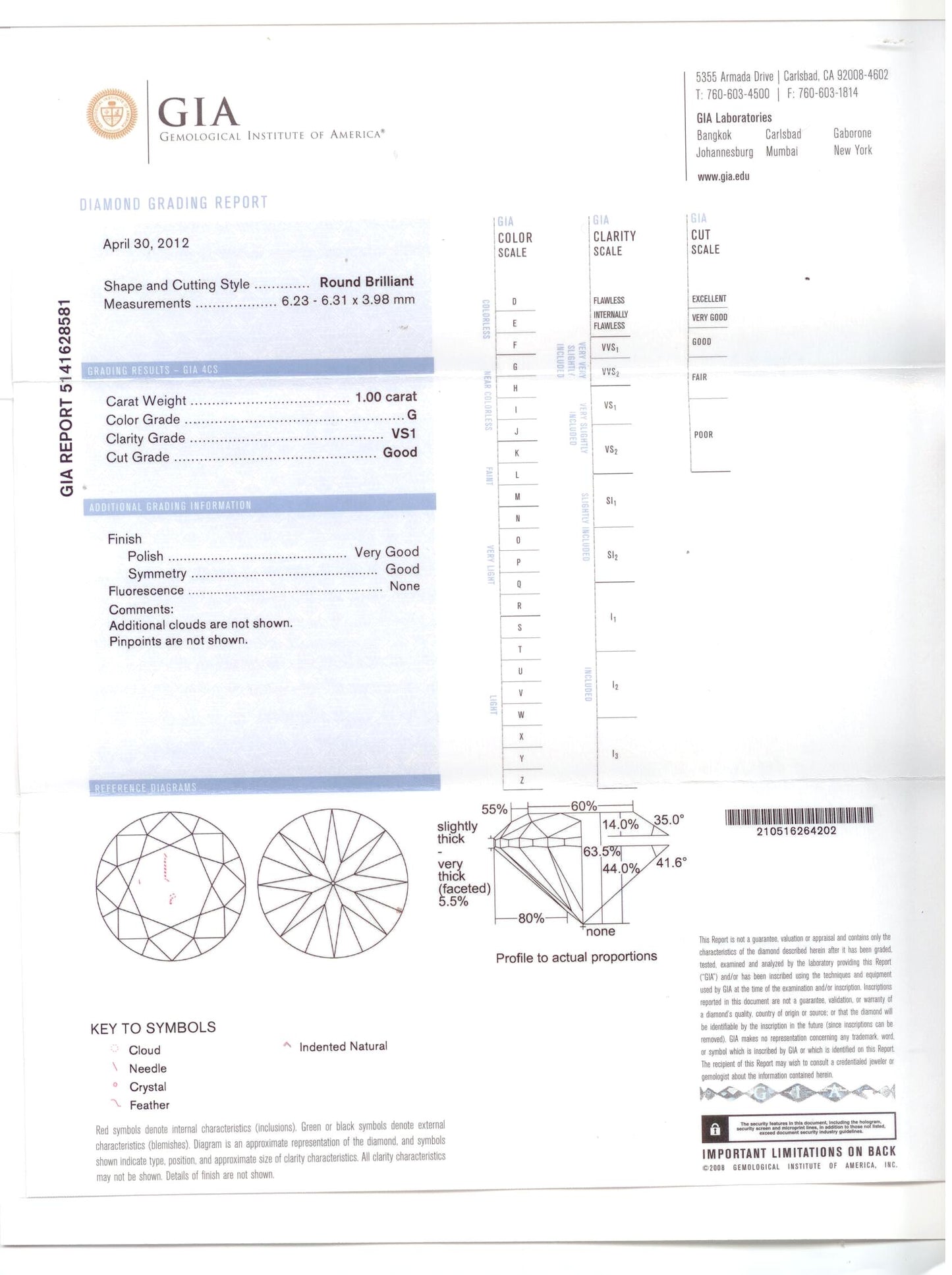 901106 - Yard Platinum GIA Diamond Engagement Ring