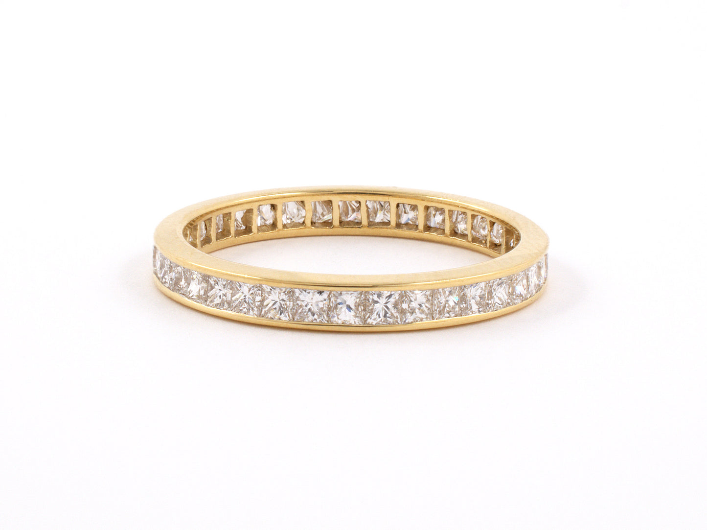 901947 - SOLD - Gold Diamond Channel Set Eternity Ring