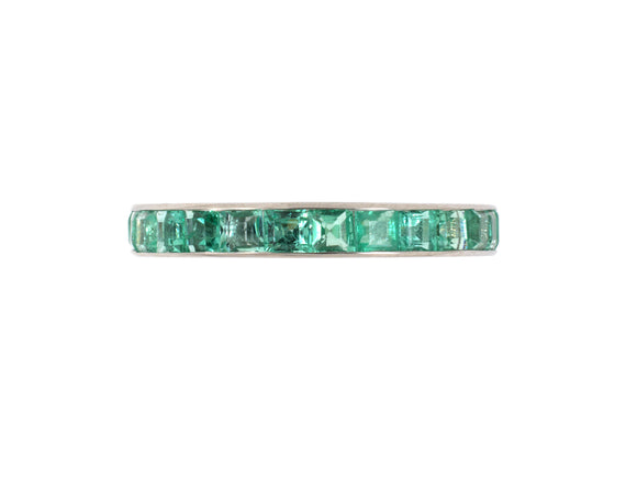 902095 - Platinum Emerald Eternity Ring