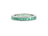 902095 - Platinum Emerald Eternity Ring