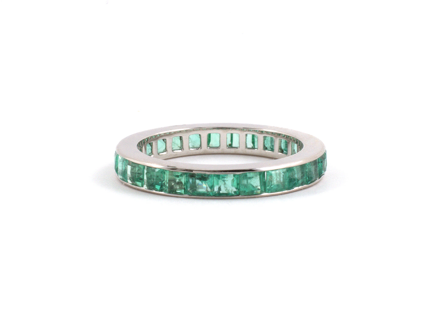 902096 - Platinum Emerald Eternity Ring