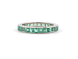 902098 - Platinum Emerald Eternity Ring