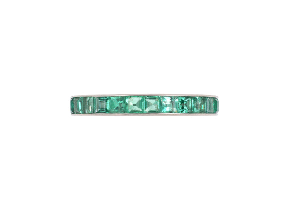 902099 - Platinum Emerald Eternity Ring