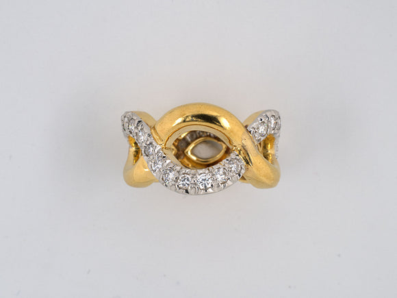 94020 - Webb Gold Platinum Diamond Eternity Ring
