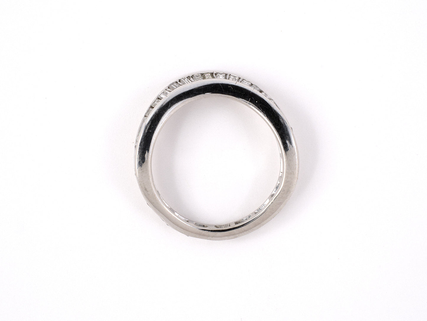 95920 - SOLD - Platinum Diamond Wedding Band Eternity Ring