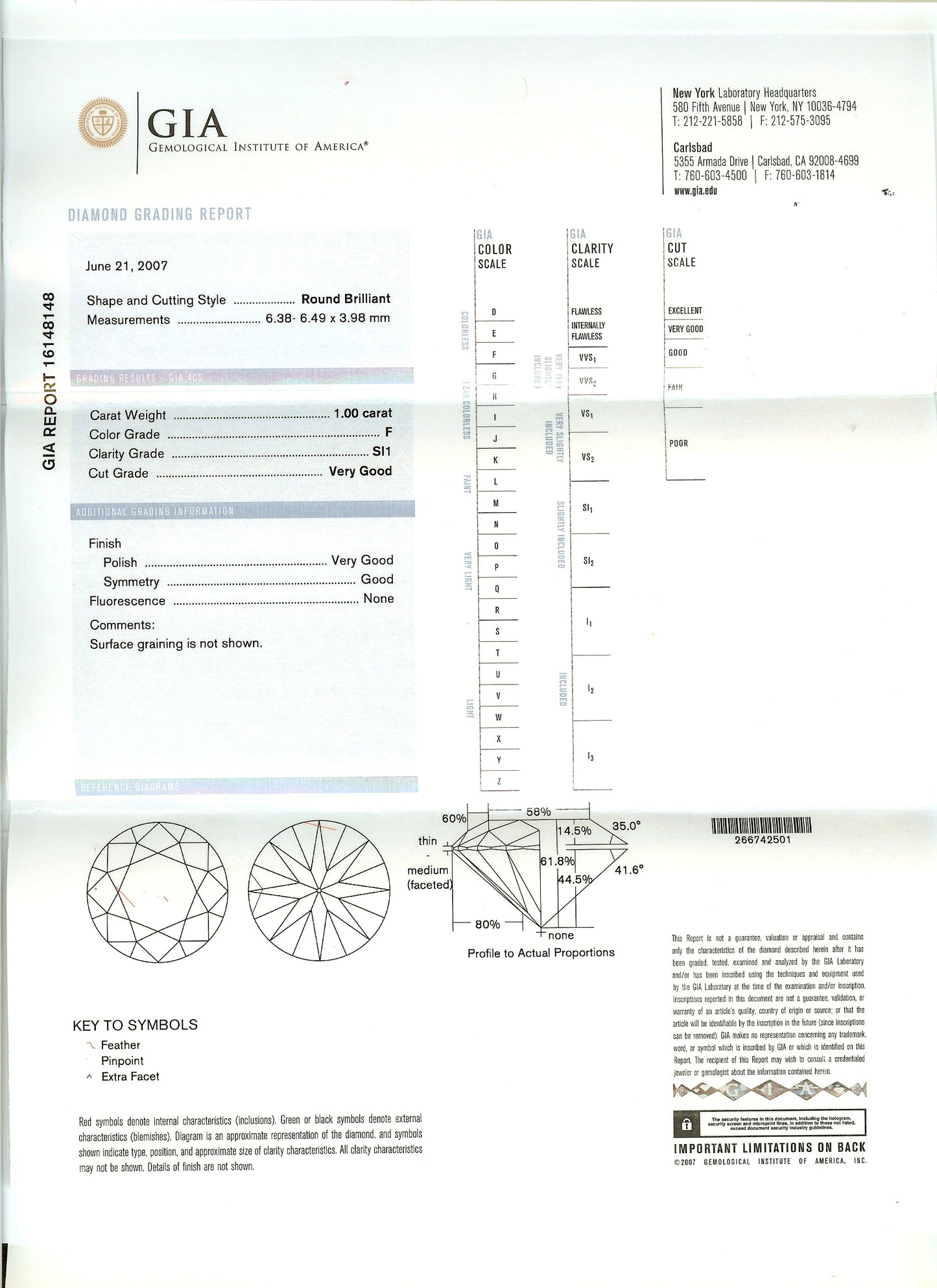 97838 - Platinum GIA Diamond Engagement Ring