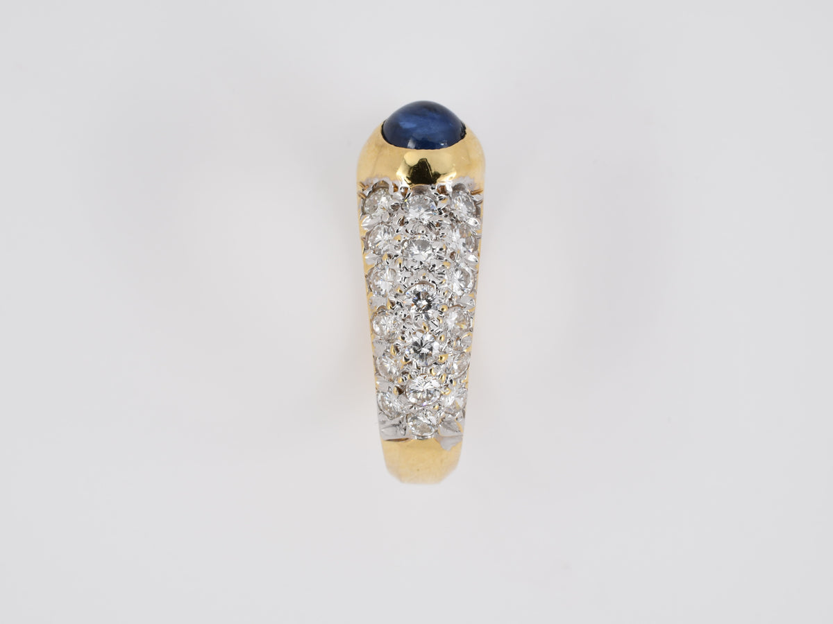 98473 Gold Sapphire Diamond Ring Durland Co