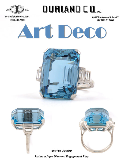 Art Deco Aqua