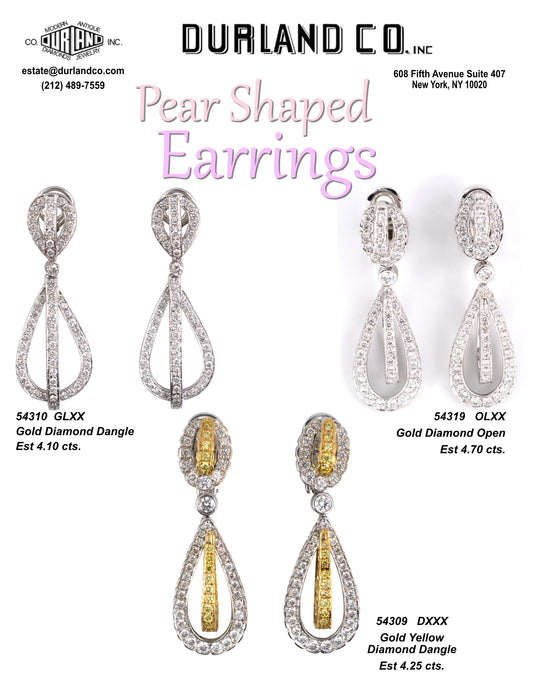 Pear Shaped Earrings