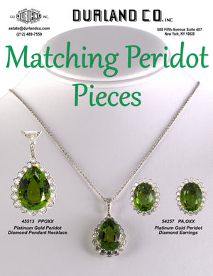 Matching Peridot Pieces