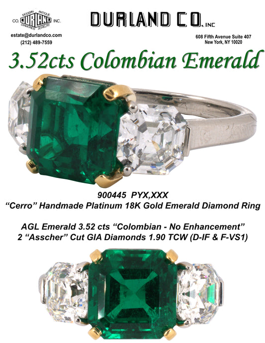 3.52cts Colombian Emerald