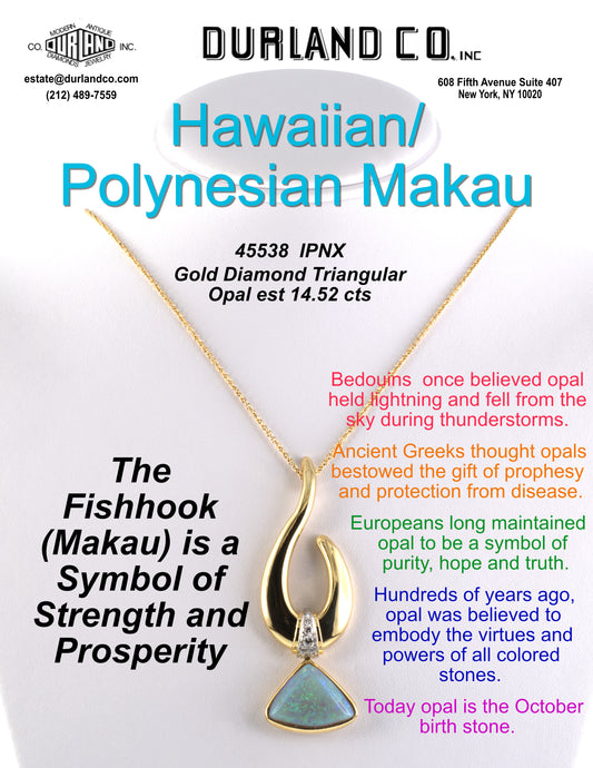 Hawaiian/Polynesian Makau Fish Hook