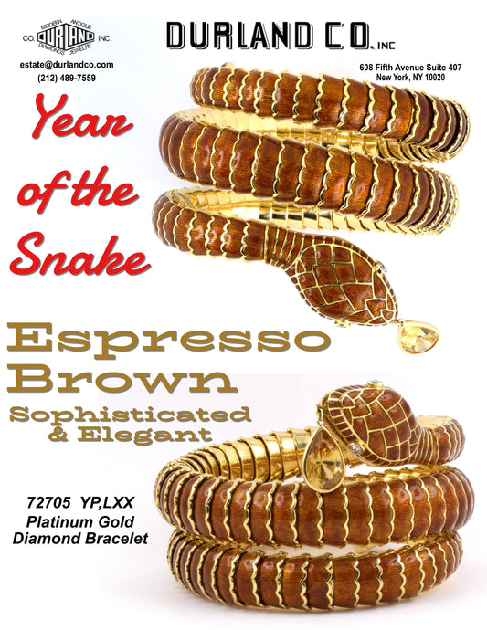 Espresso Brown - Year of the Snake