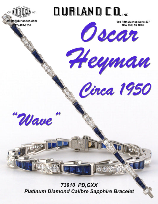 Oscar Heyman Circa 1950 "Wave"