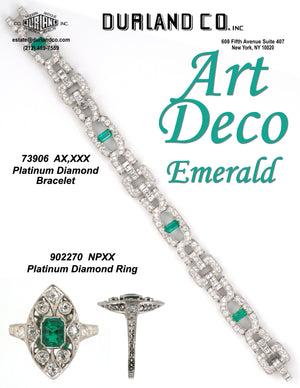 Art Deco Emerald