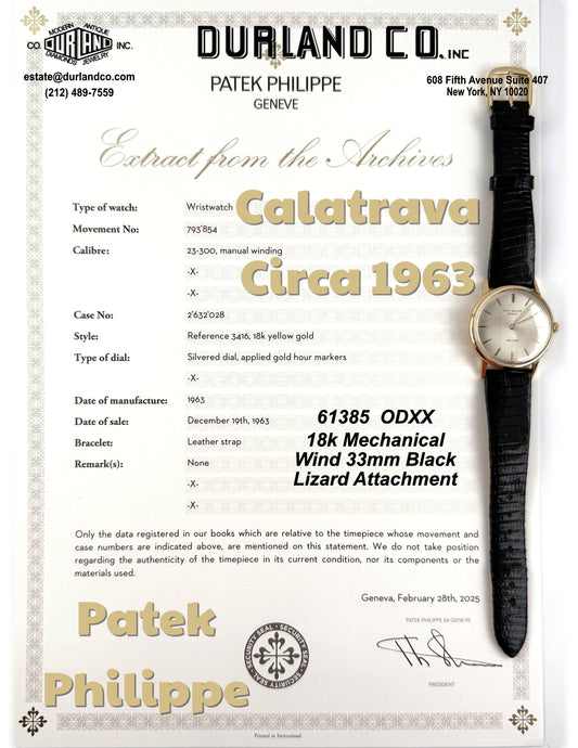 Patek Philippe - Calatrava Circa 1963